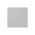 Milbank 18x10x18 Screw Cover Type 1 UL Listed Steel No Knockouts ANSI 61 Gray Cover With Teardrop Slots Mounting Holes In Back