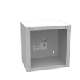 Milbank 8x6x8 Screw Cover Type 1 UL Listed Steel No Knockouts ANSI 61 Gray Cover With Teardrop Slots Mounting Holes In Back