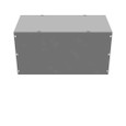 Milbank 12x24X12 Screw Cover Wireway Type 1 UL Listed Steel No Knockouts ANSI 61 Gray