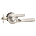 Emtek Emtek Modern Brass Key In Leverset - Hanover Lever with Rosette Options - Single Cylinder EMTEK-HANOVER-LEVER-KEY-IN-LOCKSET