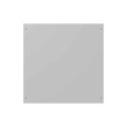 Milbank 30x12x30 Screw Cover Type 1 UL Listed Steel No Knockouts ANSI 61 Gray Cover With Teardrop Slots Mounting Holes In Back