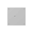 Milbank 12x8x12 Screw Cover Type 1 UL Listed Steel Knockouts ANSI 61 Gray Cover With Teardrop Slots Mounting Holes In Back