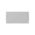 Milbank 6x12x6 Screw Cover Wireway Type 1 UL Listed Steel Knockouts ANSI 61 Gray