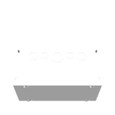 Milbank 6x12x6 Screw Cover Wireway Type 1 UL Listed Steel Knockouts ANSI 61 Gray