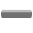 Milbank 10x48x10 Screw Cover Wireway Type 1 UL Listed Steel No Knockouts ANSI 61 Gray