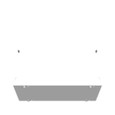 Milbank 6x12x6 Screw Cover Wireway Type 1 UL Listed Steel No Knockouts ANSI 61 Gray