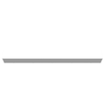Milbank 12x96x12 Screw Cover Wireway Type 3R UL Listed Steel No Knockouts ANSI 61 Gray Quad D Knockout For Lock