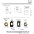 Emtek Emtek Classic Brass Key In Knobset - Rope Knob with Rosette Options - Single Cylinder EMTEK-ROPE-KNOB-KEY-IN-LOCKSET
