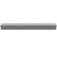 Milbank 4X48x4 Screw Cover Wireway Type 1 UL Listed Steel No Knockouts ANSI 61 Gray