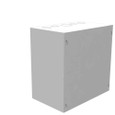 Milbank 10x6x10 Screw Cover Type 1 UL Listed Steel Knockouts ANSI 61 Gray Cover With Teardrop Slots Mounting Holes In Back
