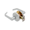 Falcon B101 Grade 2 cylindrical passage lever lock, Dane lever, 626 Satin Chrome finish, shown with latchbolt assembly