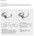 Falcon B101 lever styles - Dane (D) and Quantum (Q) profiles with dimension chart, abrasive strip lever note, and available finishes 605, 606, 613, 625, 626
