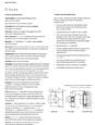 Falcon B Series cylindrical lock specifications - ANSI/BHMA A156.2 Grade 2, UL 3-hour fire door listed, door thickness and backset options, elevation and door edge dimensions