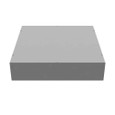 Milbank 36x8x36 Screw Cover Type 1 UL Listed Steel No Knockouts ANSI 61 Gray Cover With Teardrop Slots Mounting Holes In Back