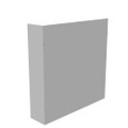 Milbank 36x8x36 Screw Cover Type 1 UL Listed Steel No Knockouts ANSI 61 Gray Cover With Teardrop Slots Mounting Holes In Back