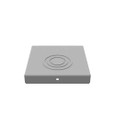 Milbank Wireway End Type 1 4X4 Screw Cover ANSI 61 Gray Steel Knockouts