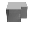 Milbank Wireway Elbow 90 Corner ANSI 61 Gray Steel