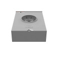 Milbank 4 Terminal Ringless Large Hub Open Adapt To Small Closing Plate Quadplex Ground Lever Bypass