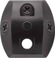 RAB OUTDOOR ACCESSORY WEATHERPROOF UNIVERSAL COVER 4 HOLE COVER BLACK