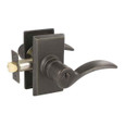 Emtek Emtek Sandcast Bronze Key In Leverset - Durango Lever with Rosette Options - Single Cylinder EMTEK-DURANGO-LEVER-KEY-IN-LOCKSET