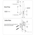 Emtek Emtek 5302 Modern Rectangular Single Point Lockset with Round Knobs - Single Cylinder EMTEK-5302-ROU