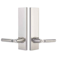 Emtek Modern Rectangular Single Point Lockset with Hanover Lever - Single Cylinder