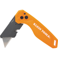 Klein Tools Utility Knife Set Folding Slide-Out Dual Blade Design Orange Handle Steel Blade