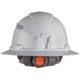 Klein Tools Hard Hat, Vented, Full Brim with Rechargeable Headlamp, White