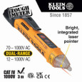 Klein Tools Dual Range NCVT and GFCI Receptacle Tester Electrical Test Kit