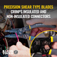 Klein Tools Klein-Kurve Long-Nose Wire Stripper, Wire Cutter, Crimping Tool