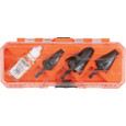 Klein Tools Premium Electrician's Quick Release Step Bit Set, 3 Piece