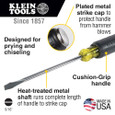 Klein Tools 5/16-Inch Keystone Demolition Driver, 7-Inch Shank