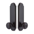 Emtek Modern Brass Tubular Single Point Lockset with Providence Knob - Single Cylinder