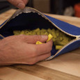 Klein Tools Zipper Bags, Canvas Tool Pouches Olive/Orange/Blue/Yellow, 4-Pack