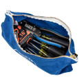Klein Tools Zipper Bags, Canvas Tool Pouches Olive/Orange/Blue/Yellow, 4-Pack