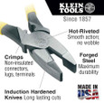 Klein Tools Journeyman™ Pliers Connector Crimp Side Cut 9-Inch