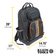 Klein Tools Tradesman Pro™ XL Tool Bag Backpack, 40 Pockets