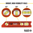 Klein Tools Lighted Torpedo Billet Level, Rare-Earth Magnet