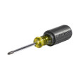 Klein Tools #1 Phillips Screwdriver, 3-Inch Round Shank