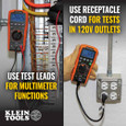 Klein Tools Digital Multi-Tester, Multimeter with Receptacle Tester