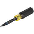 Klein Tools Impact Rated Multi-Bit Screwdriver / Nut Driver, 11-in-1