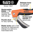 Klein Tools Cable Skinning Utility Knife with Replaceable Blade
