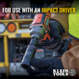 Klein Tools Flip Impact Socket Set, 7-Piece