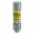 Bussmann Eaton series LP-CC fuse, Current-limiting time-delay fuse, Rejection style, 10 A, Dual, CC, Non-indicating, Ferrule end x ferrule end, 12 sec