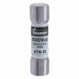 Bussmann Eaton series KTK fuse, LIMITRON Fast-acting fuse, Control circuits, lighting circuit protection, meter circuits, 10 A, Non-indicating, Ferrul