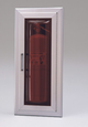 Larsens Cameo Series C2409 Fire Extinguisher Cabinet – Steel Frame, Tinted Acrylic Door, 10 lb Capacity, Non-Fire-Rated
