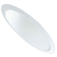 Halo 6" Trim Baffle Trim for Slope Ceiling White Trim with White Baffle