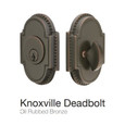Emtek 8459 Knoxville Deadbolt - Brass - Single Cylinder
