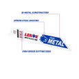 Lenox LENOX Reciprocating Saw Blades, Metal Cutting, 6-Inch, 14 Tpi, 5-Pack
