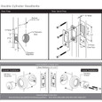 Emtek Emtek Rustic Modern Regular Sandcast Bronze Deadbolt With Flap EMTEK-RUSTIC-MODERN-REGULAR-SB-DEADBOLT-WITH-FLAP